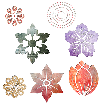 Assorted Watercolor Flower Illustrations