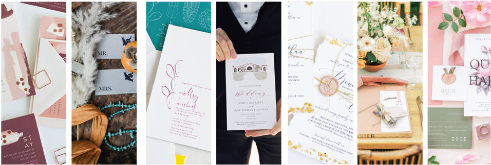 Assorted Wedding Stationery Collection