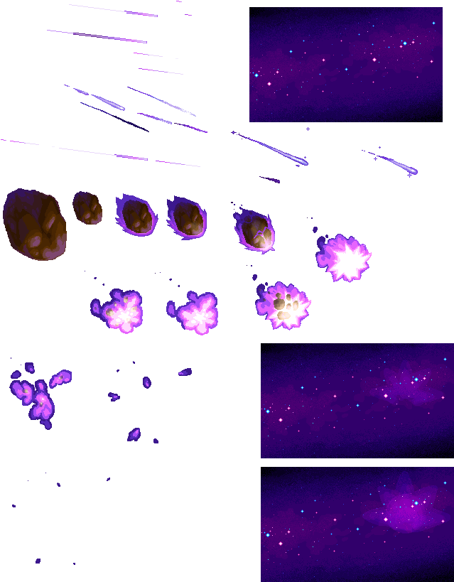 Asteroid Destruction Sequence