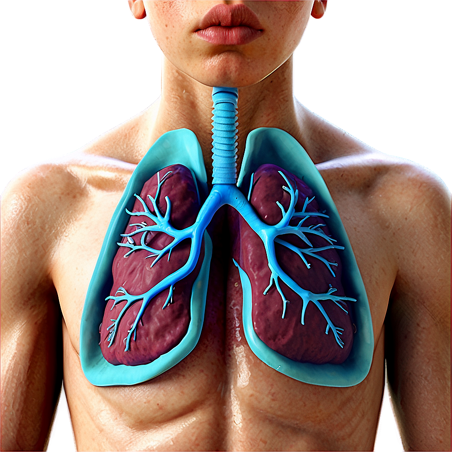 Asthma Affected Lung Png Vhd32