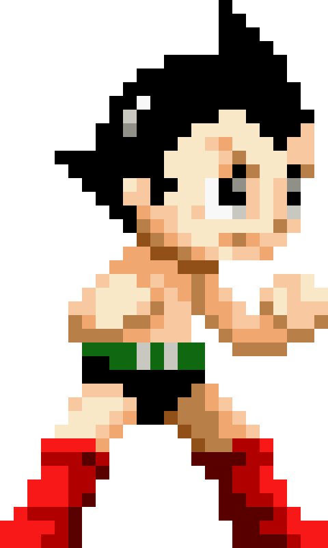 Astro Boy Pixel Art