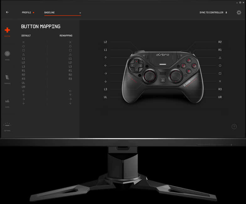 Astro Gaming Controller Button Mapping