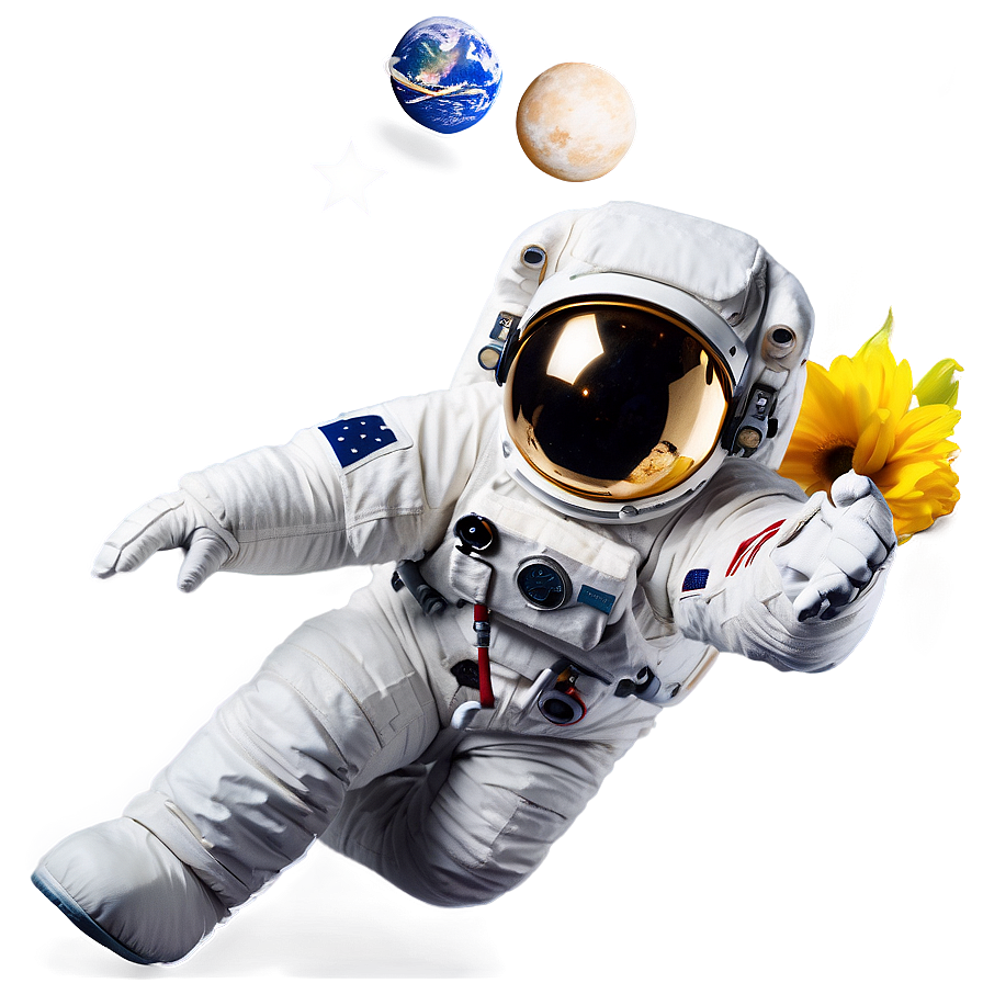 Astronaut And Stars Png 10