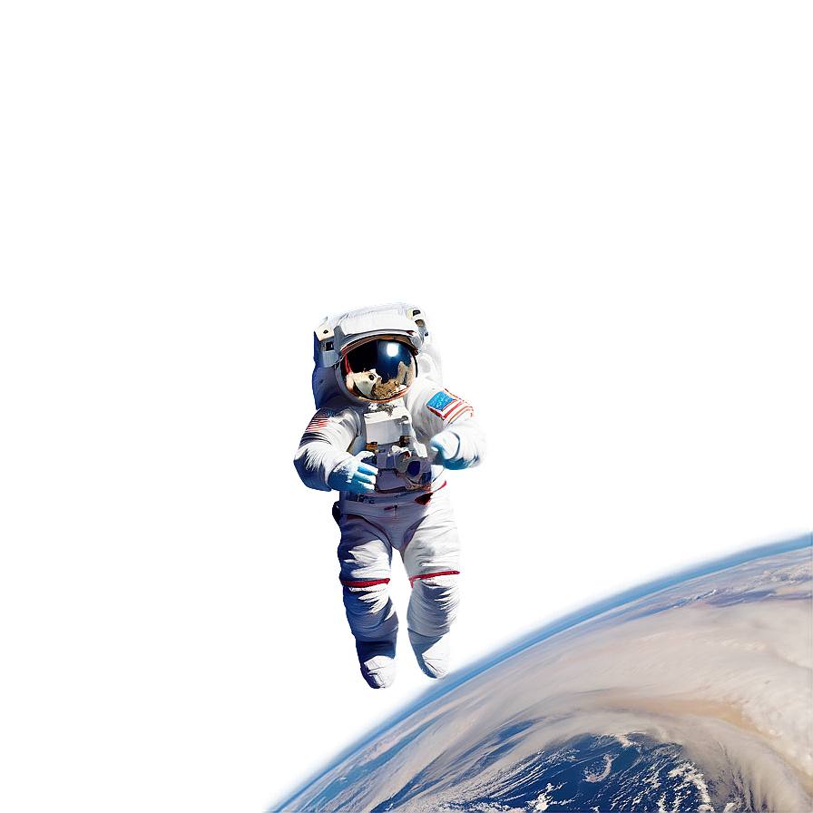 Astronaut And The Milky Way Png Yoq