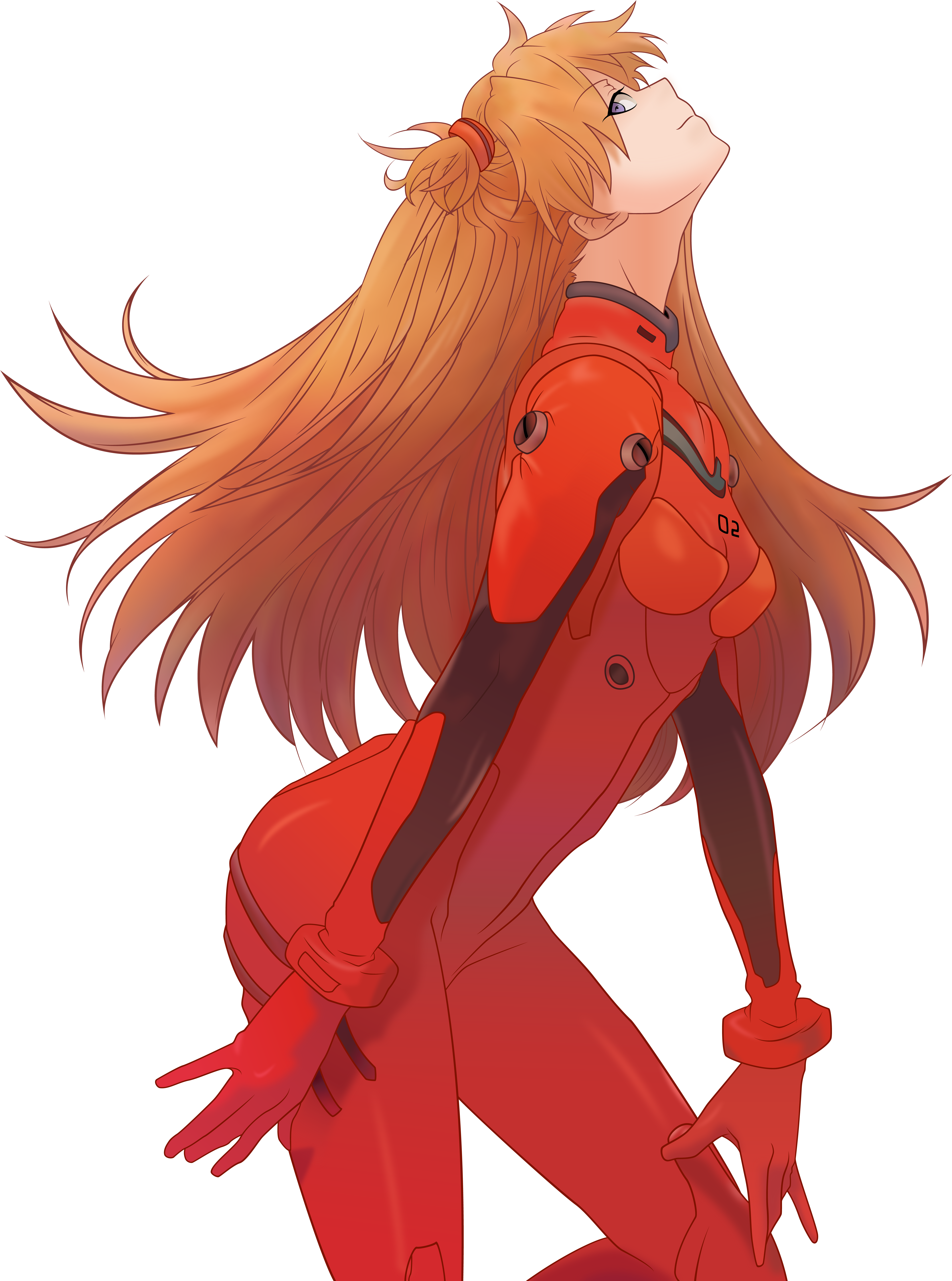 Asuka Langley Evangelion Pilot Pose