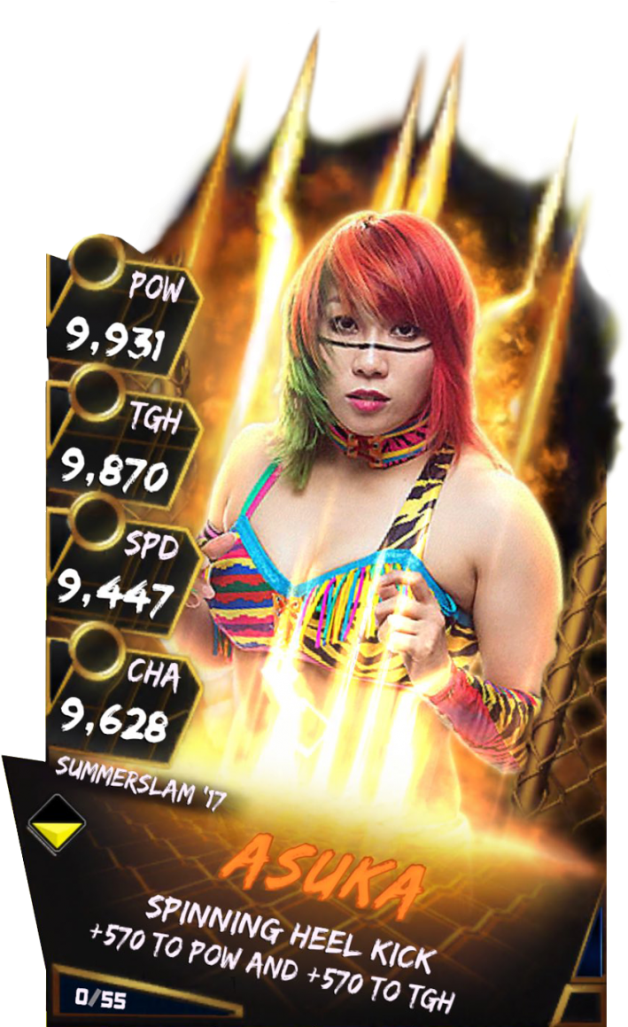 Asuka W W E Summerslam Card