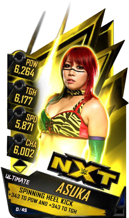 Asuka Wrestler Stats Card