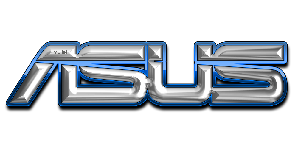 Asus Logo Metallic Design