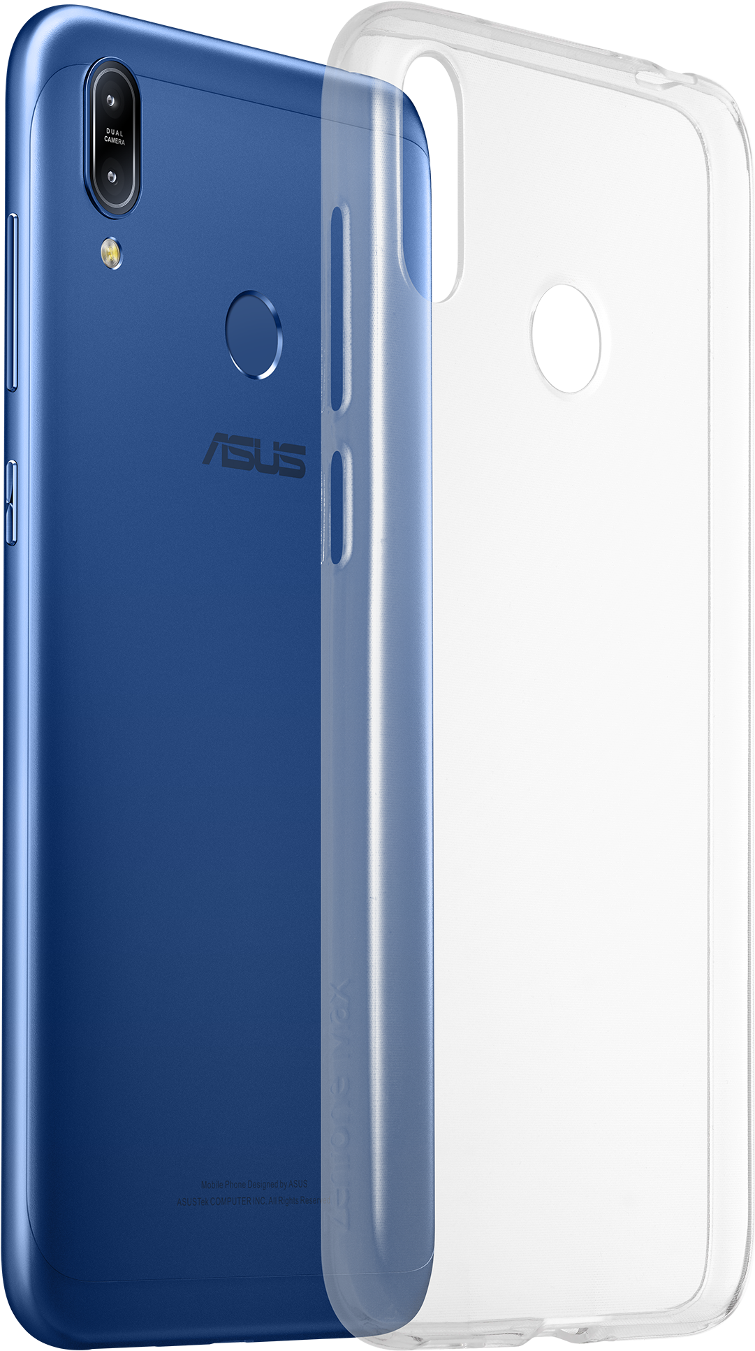 Asus Smartphonewith Clear Case