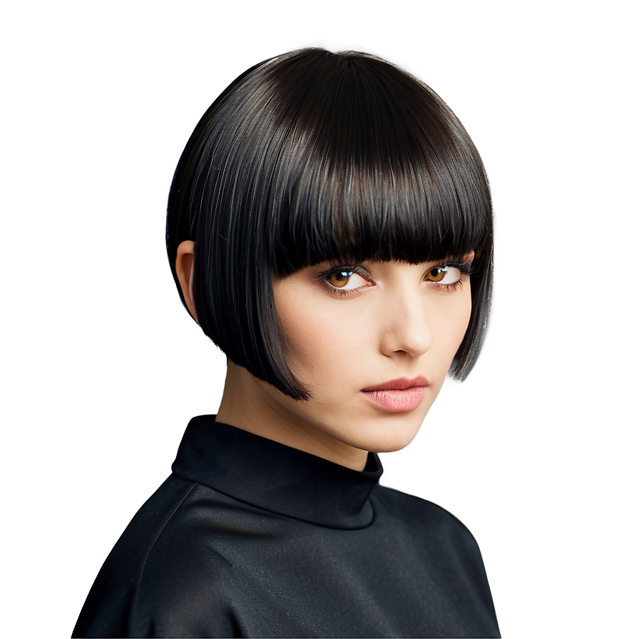 Asymmetrical Bowl Cut Png 67