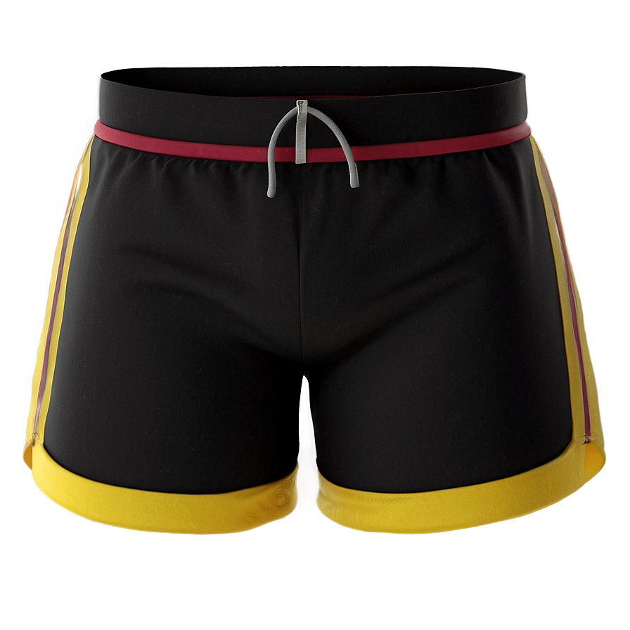 Athletic Black Shorts Png 06132024