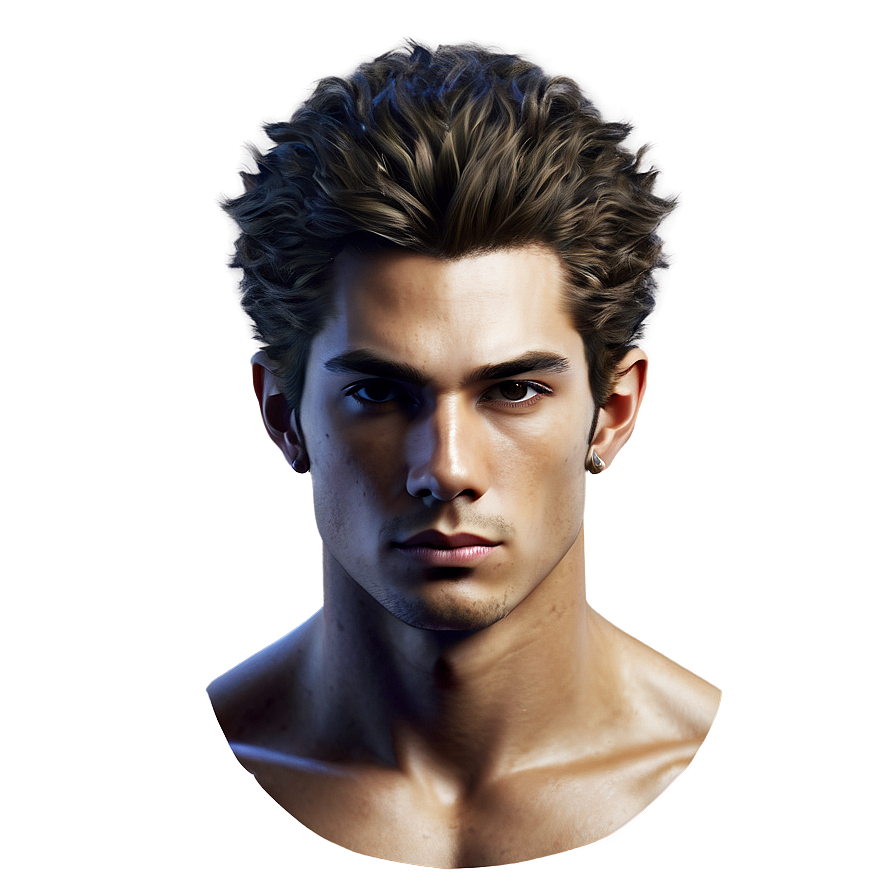 Athletic Boy Hair Png 06282024