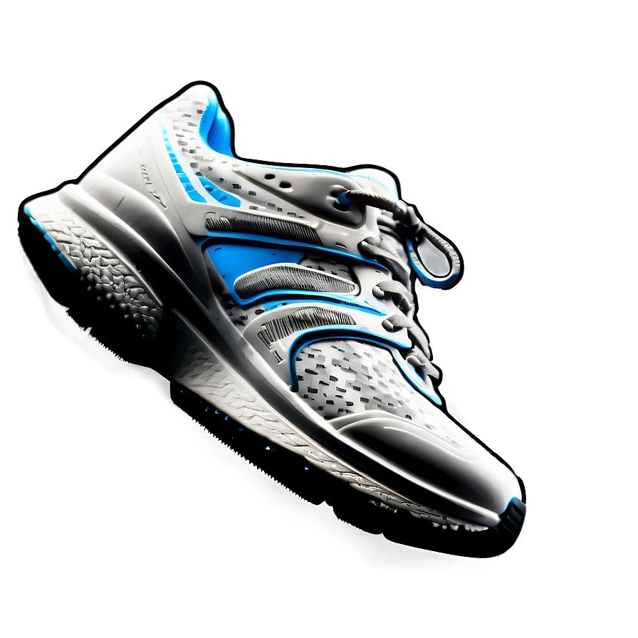 Athletic Running Sneaker Png Wqn