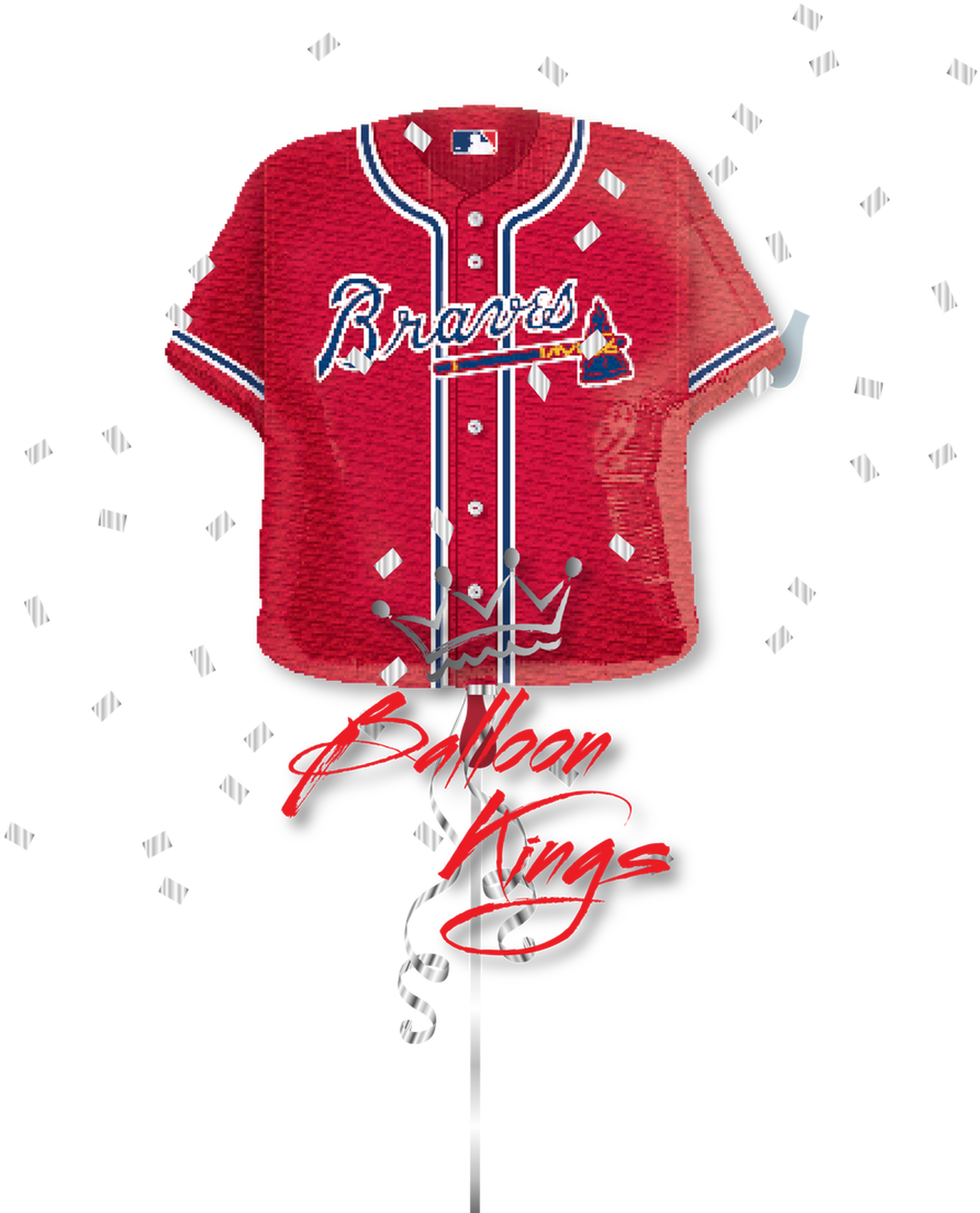 Atlanta Braves Jersey Balloon Art