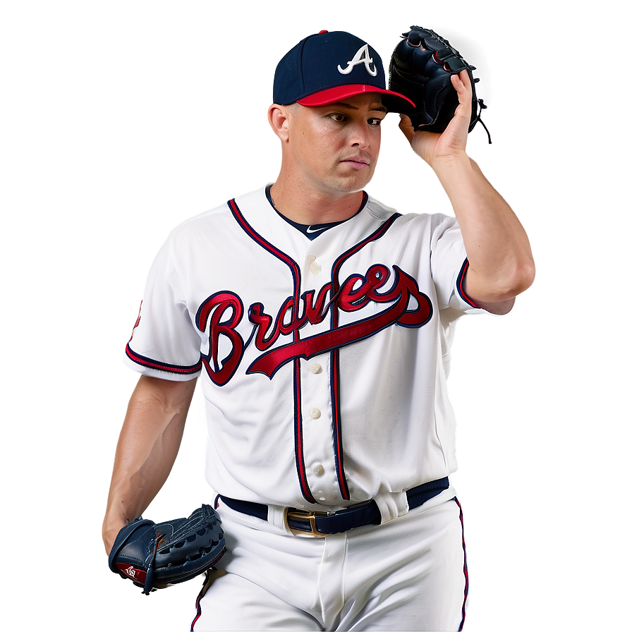 Atlanta Braves Pitcher Action Png Yvt55