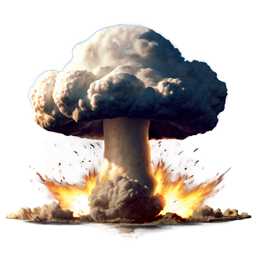 Atomic Bomb Mushroom Cloud Png 06122024