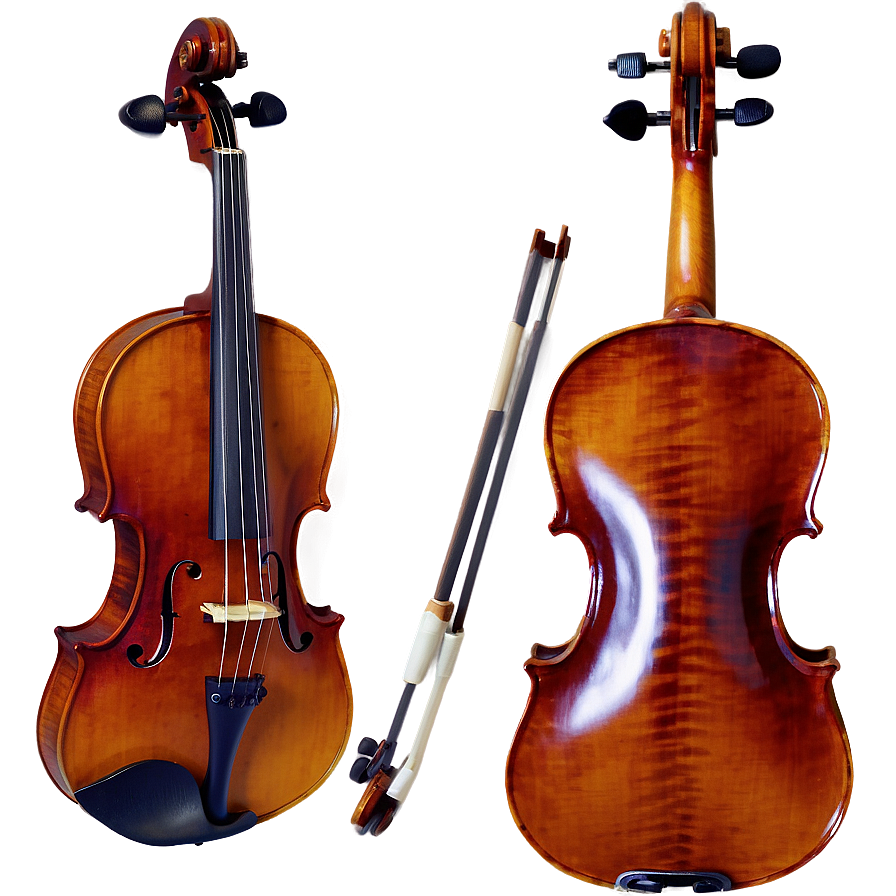 Auburn Elegant Violin Png 19