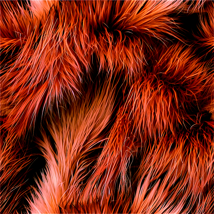 Auburn Fox Fur Png Pvc