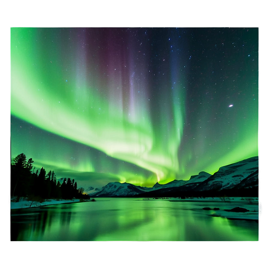 Aurora Borealis Night View Png 65