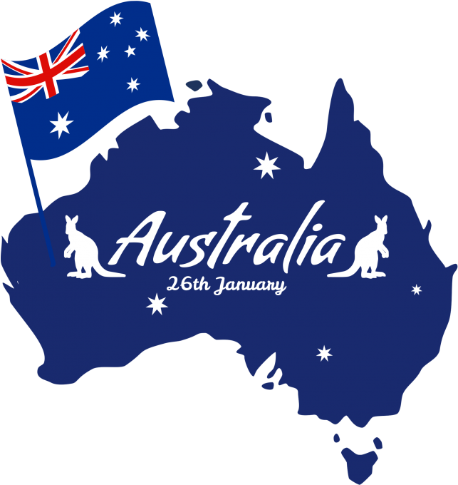 Australia Day Celebration Graphic