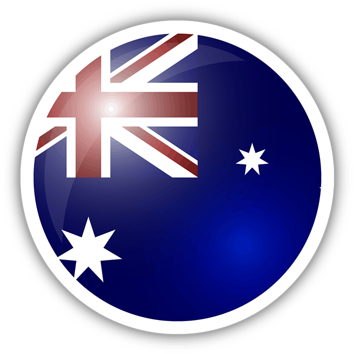 Australian Flag Button