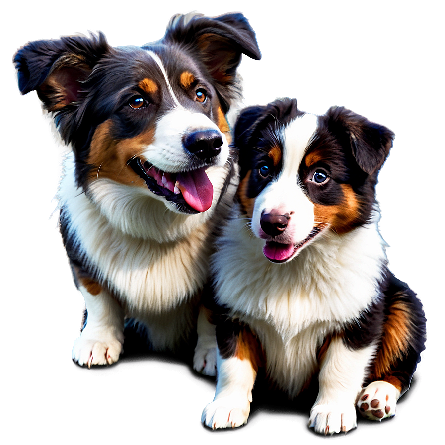 Australian Shepherd Family Png Ilt82