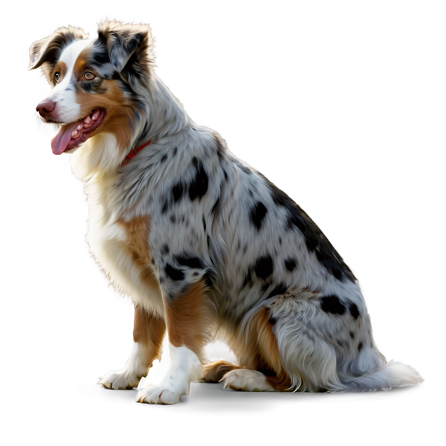 Australian Shepherd In Field Png 59