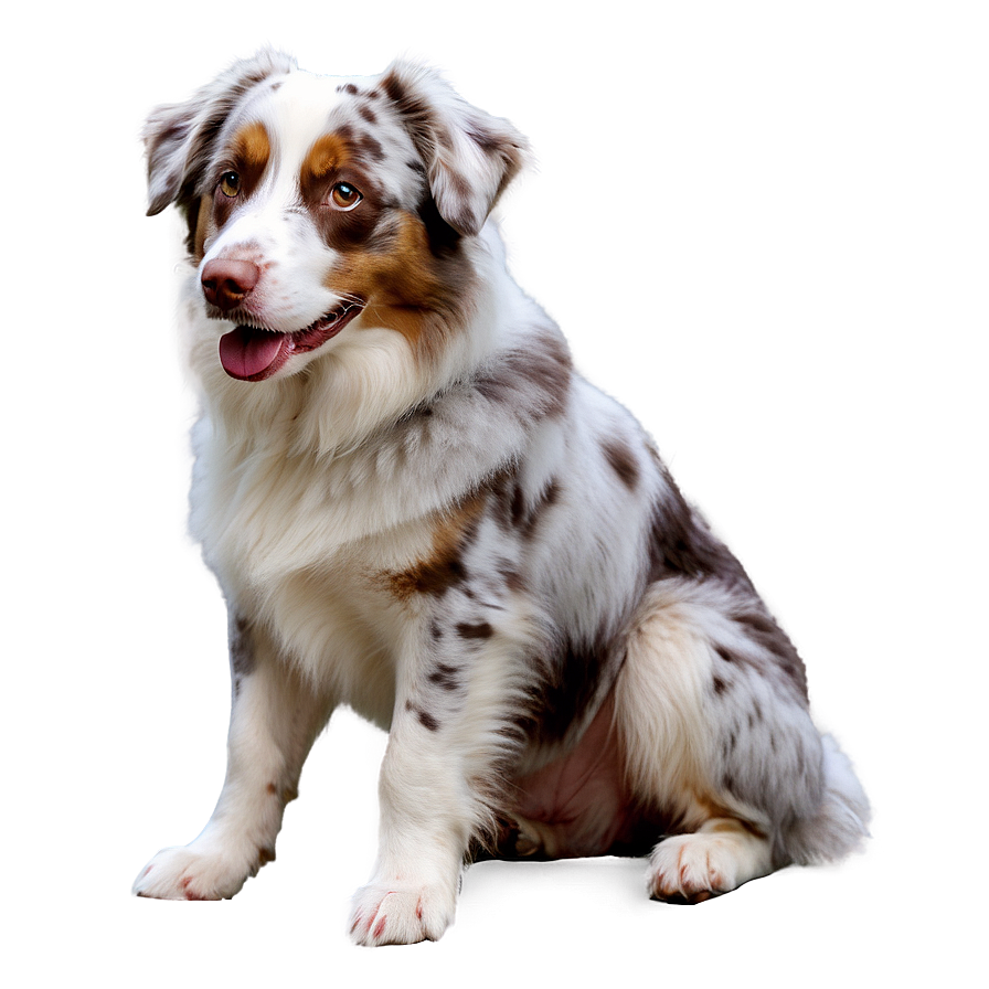 Australian Shepherd In Park Png 06202024