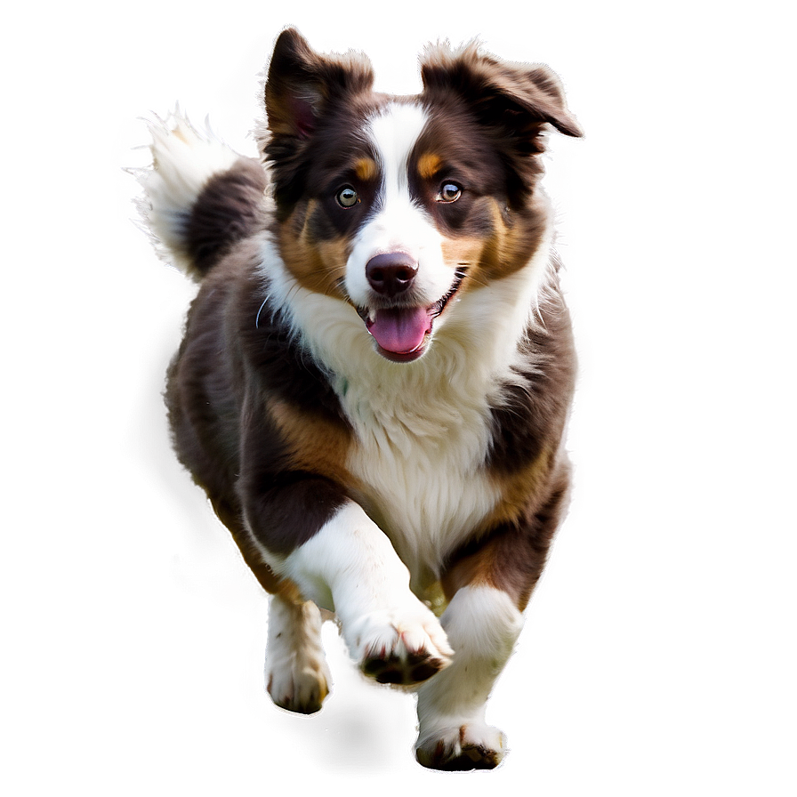 Australian Shepherd Running Png 36