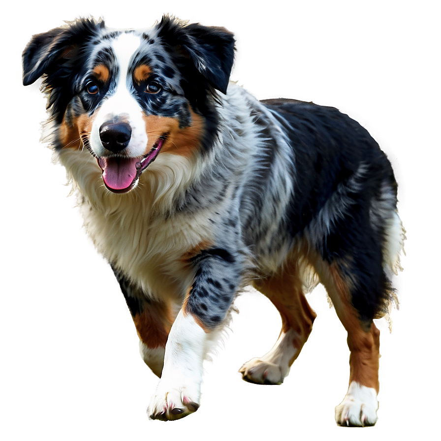 Australian Shepherd With Ball Png Qaa