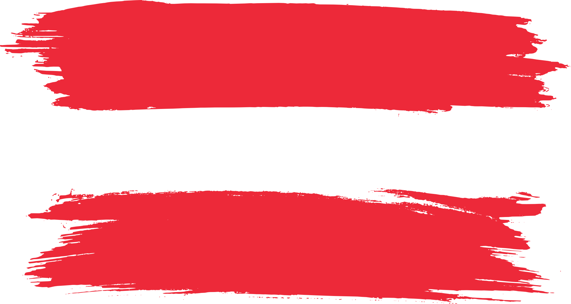 Austrian Flag Brushstroke
