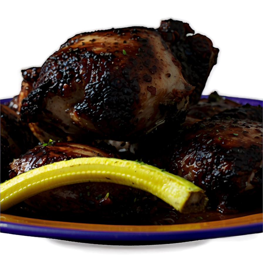 Authentic Jerk Chicken Recipe Png Jmy