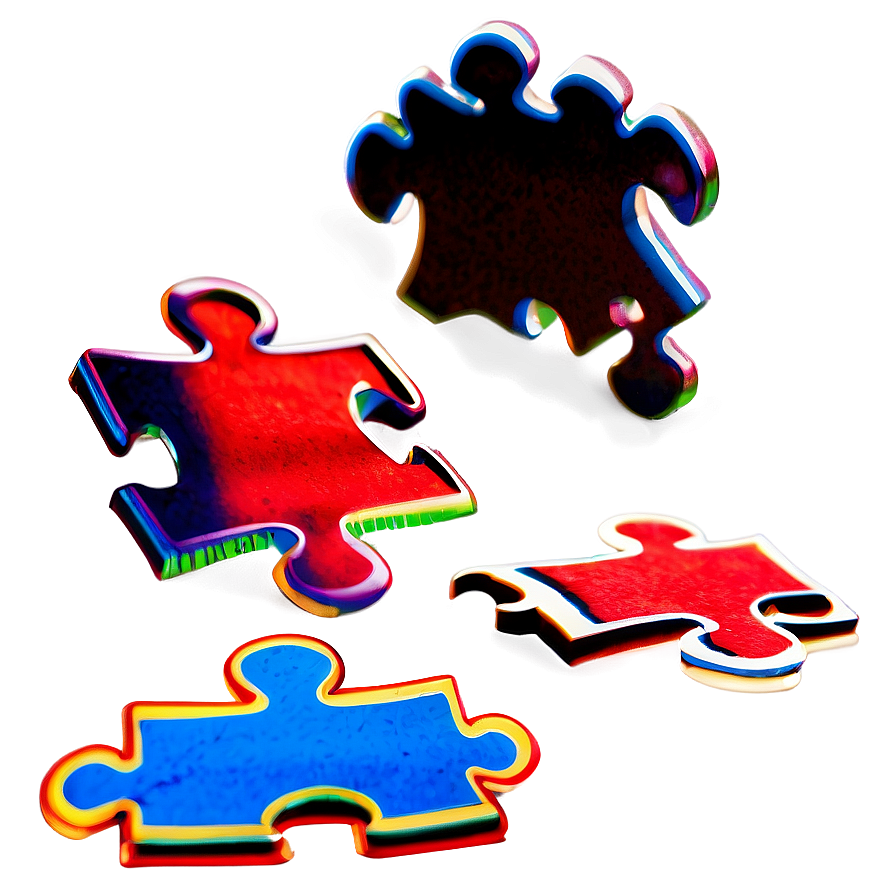 Autism Acceptance Puzzle Outline Png 6