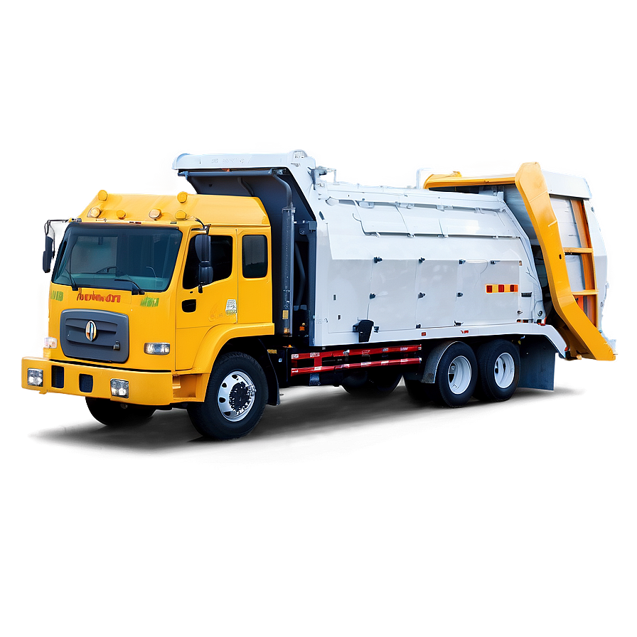 Automated Garbage Truck Png 06202024