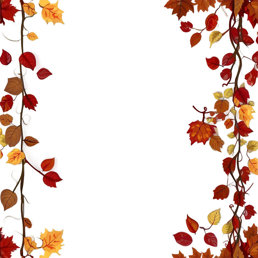 Autumn Colored Vine Png Rgh