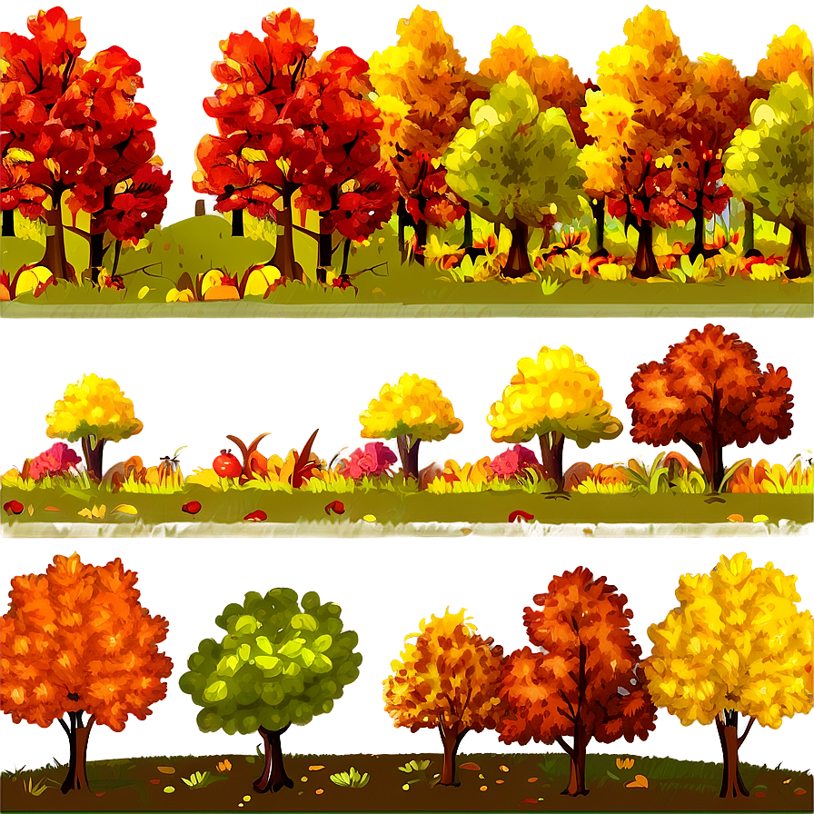 Autumn Forest Colors Png 29