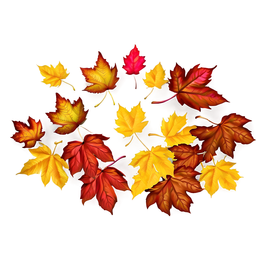 Autumn Leaf Scatter Png 05042024