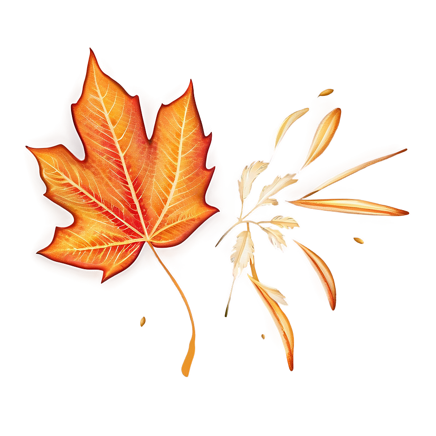Autumn Leaves In Wind Png 05042024