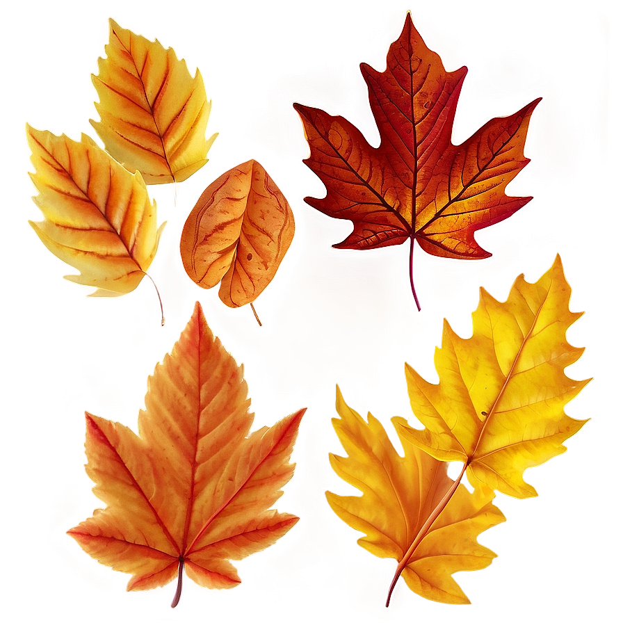 Autumn Leaves Pattern Png 05062024