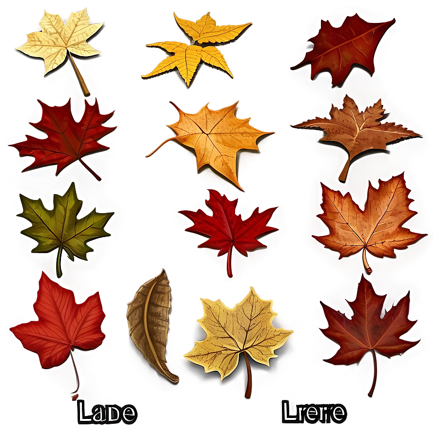 Autumn Leaves Pattern Png 48