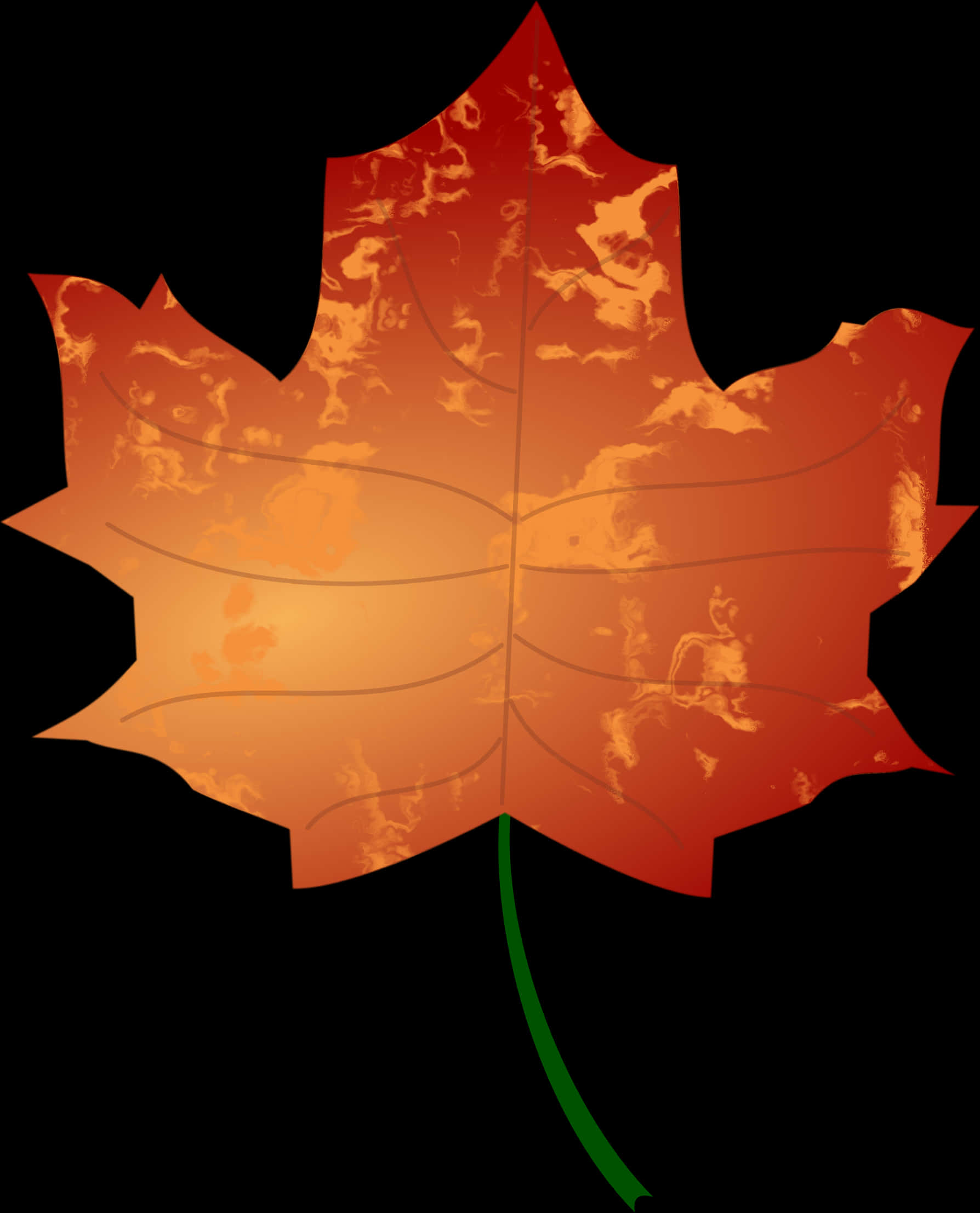 Autumn Maple Leaf Graphic