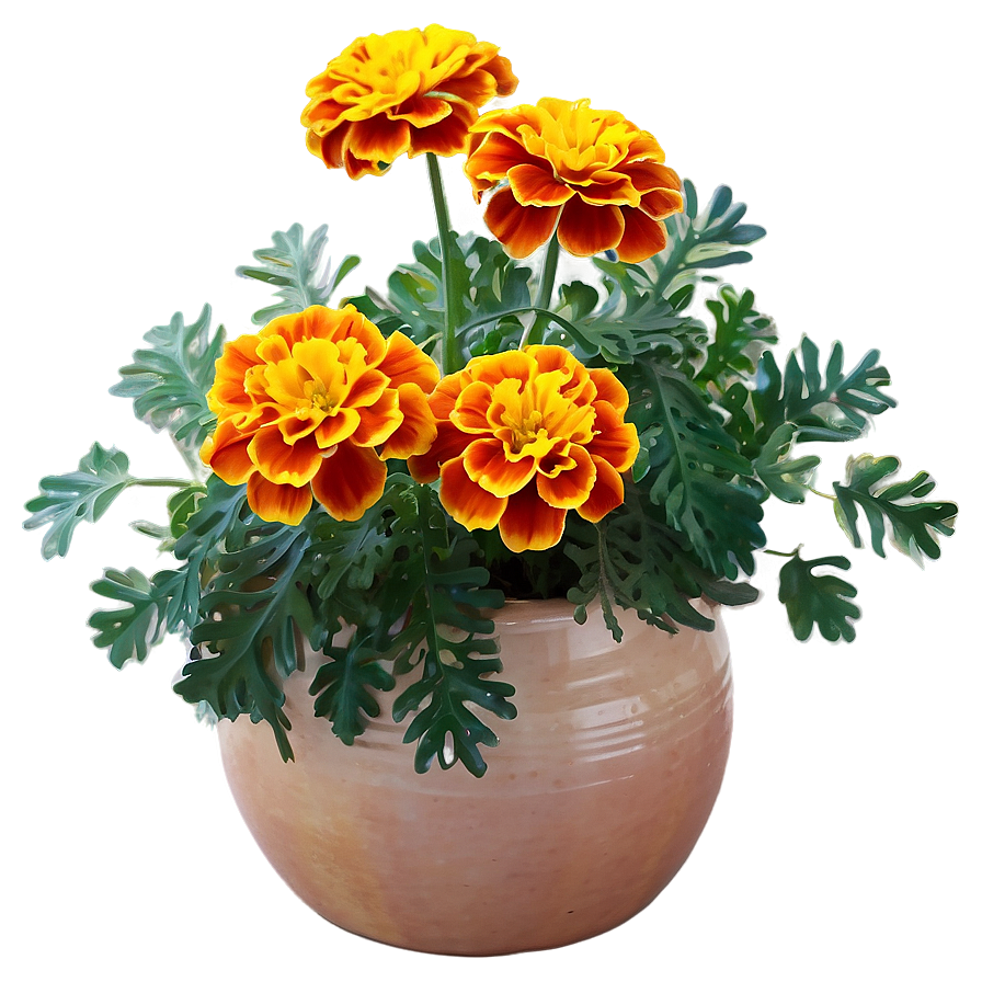 Autumn Marigolds Display Png 19