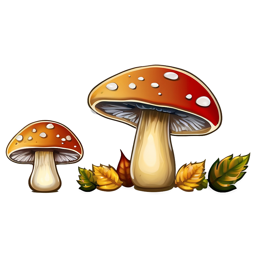 Autumn Mushroom Png Bic15