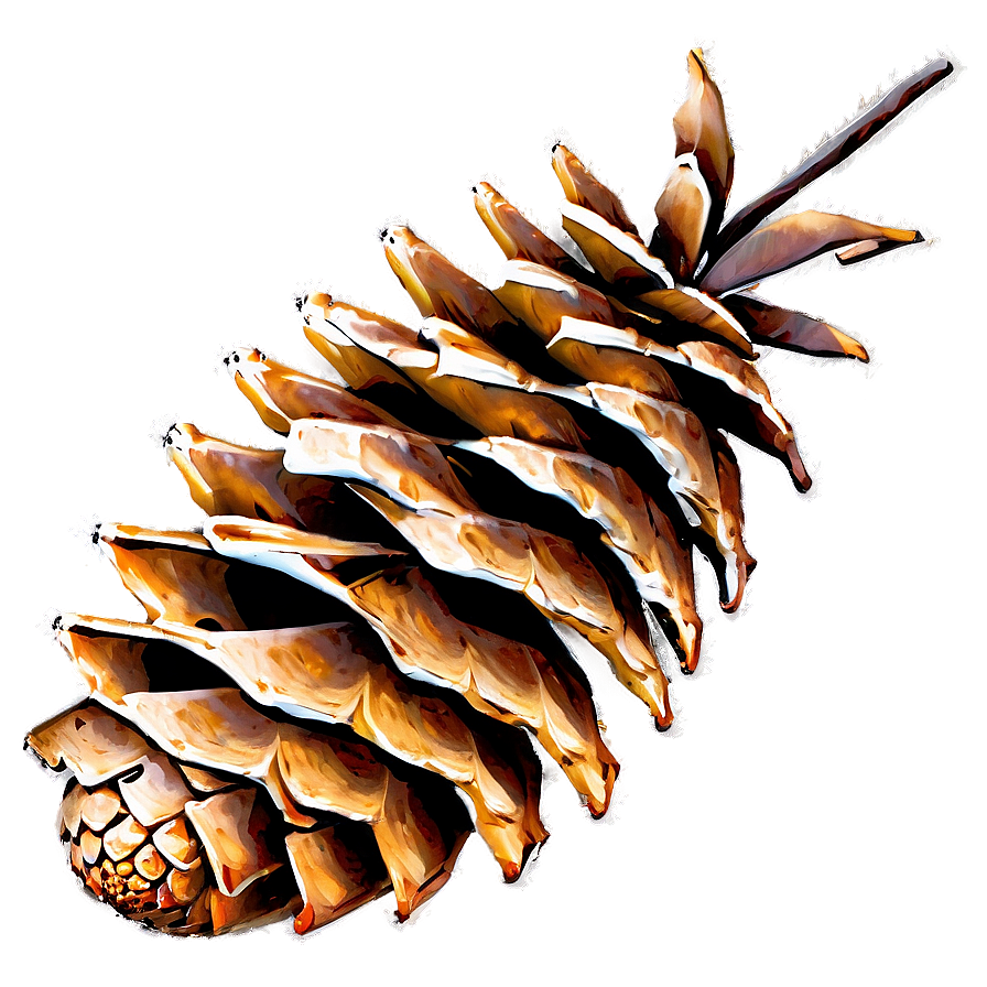 Autumn Pinecone Graphic Png 06132024