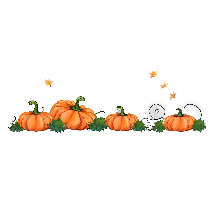 Autumn Pumpkin Patch Scene Png 18