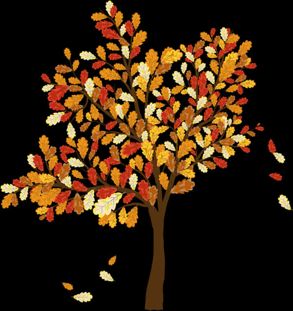Autumn_ Tree_ Falling_ Leaves