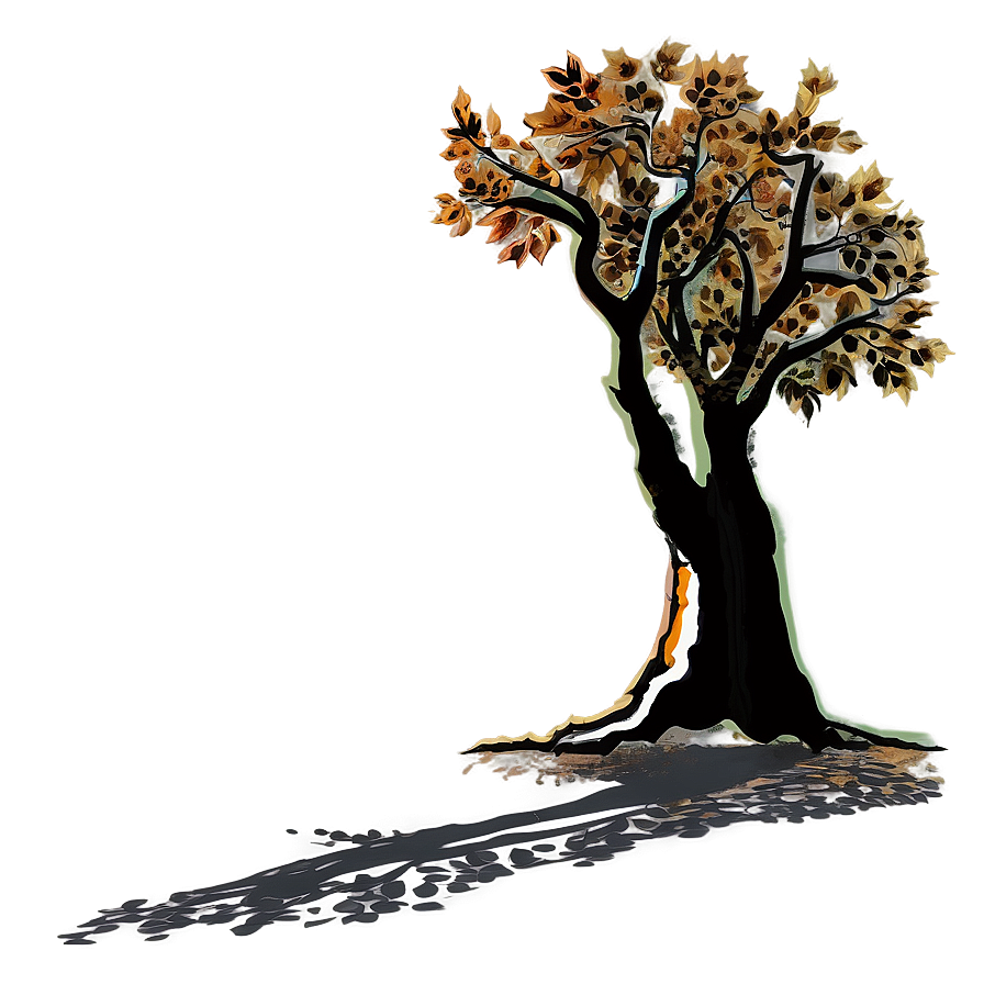 Autumn Tree Shadow Png Rtg