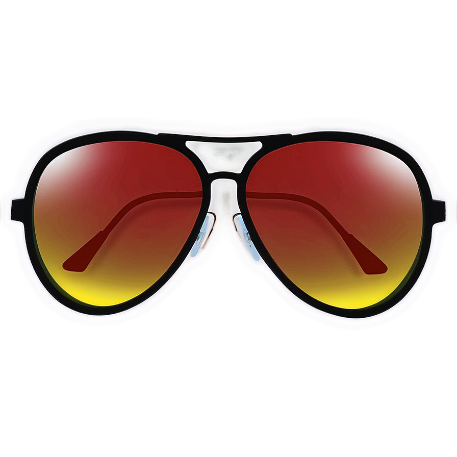 Aviator Glasses With Red Lenses Png 06272024