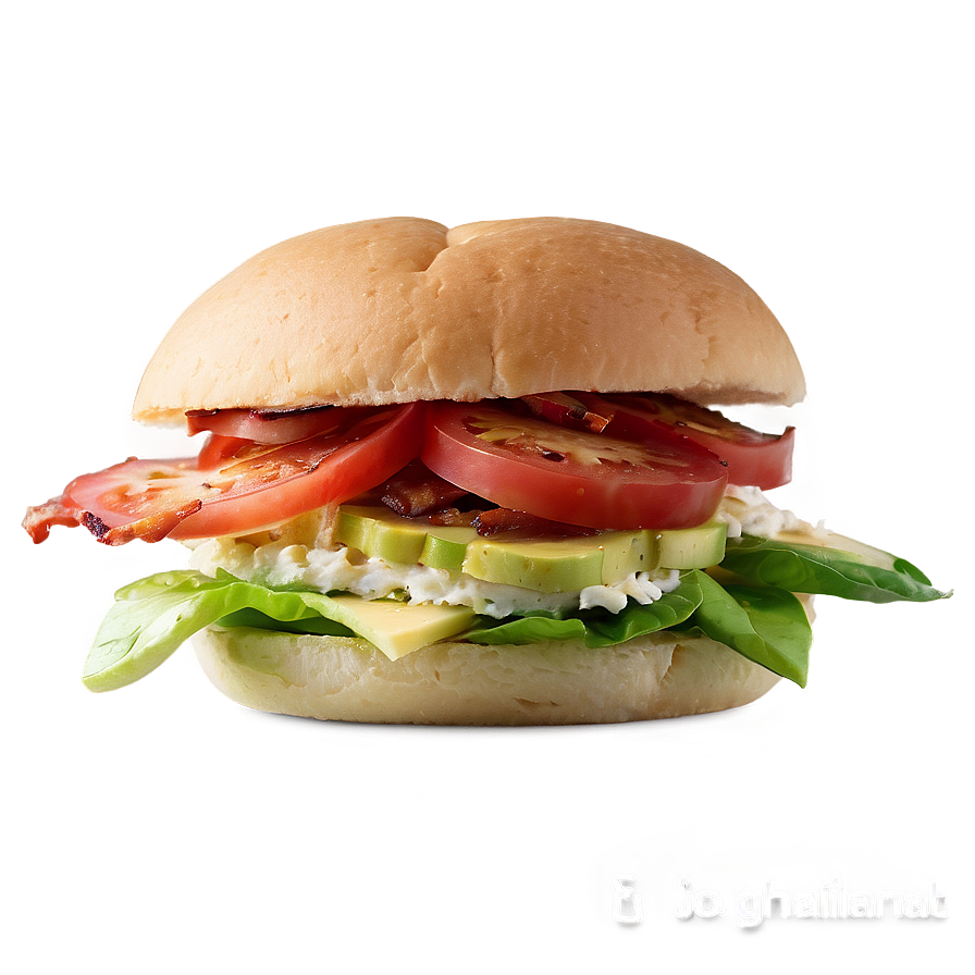 Avocado Blt Chicken Sandwich Png Qnm77