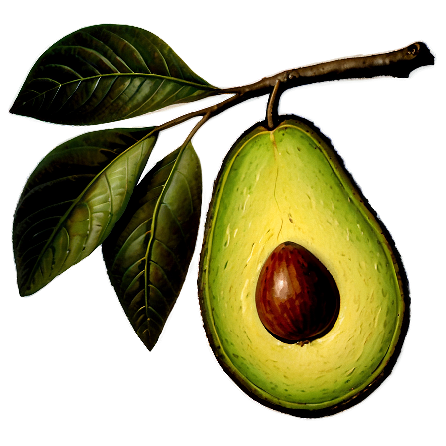 Avocado Branch Png 05242024